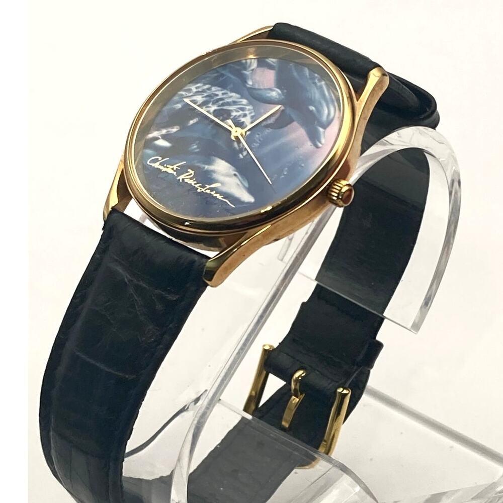 VTG Women's Christian Riese Lassen Dolphin Watch 33mm - New Battery - Adjustable